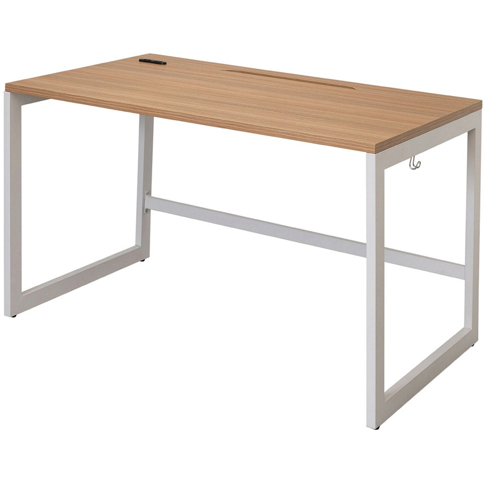 RFFLD-1270DM-WL リスム デスクW1200×D700 2ヶ口コンセント付き アール・エフ・ヤマカワ 高さ720mm  RFFLD-1270DM-WL