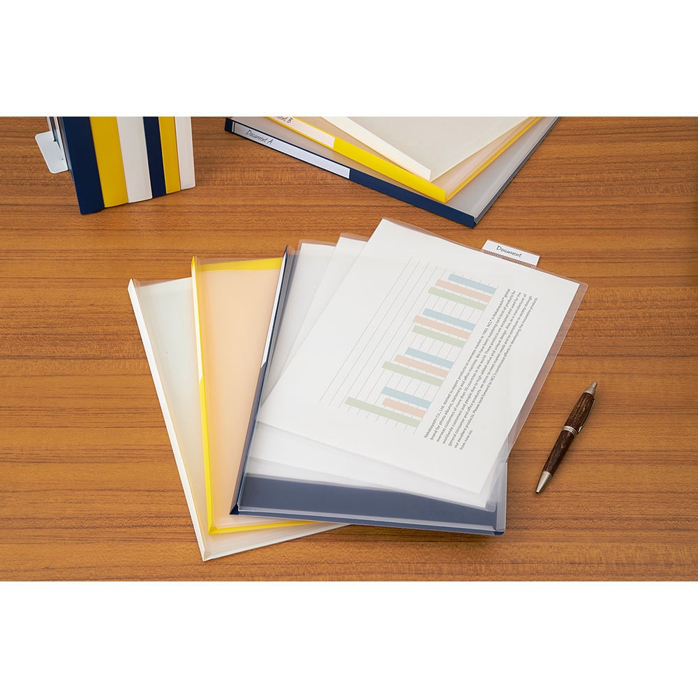 CH7035 マトメルインデックス A4 上見出し 5P ナカバヤシ クリア色