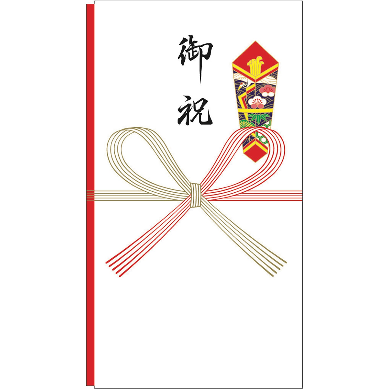 5-2611 のし袋 祝(慶事) タカ印(ササガワ) 奉書紙  1箱(50枚) 5-2611
