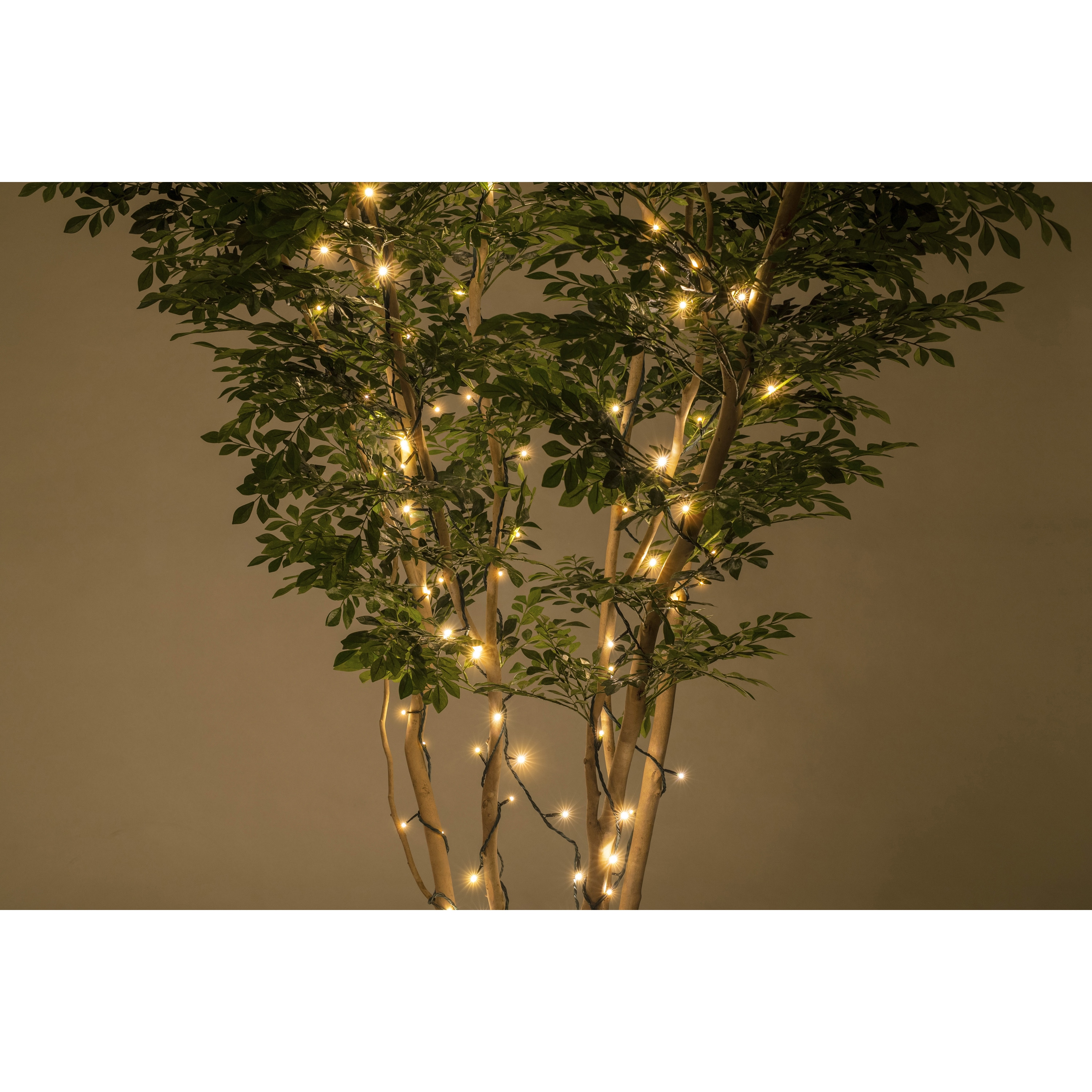 ローボルトイルミネーション　ストレート　60m ホワイト／シャンパンゴールド ローボルトイルミネーション ストレート 60m ホワイト／シャンパン