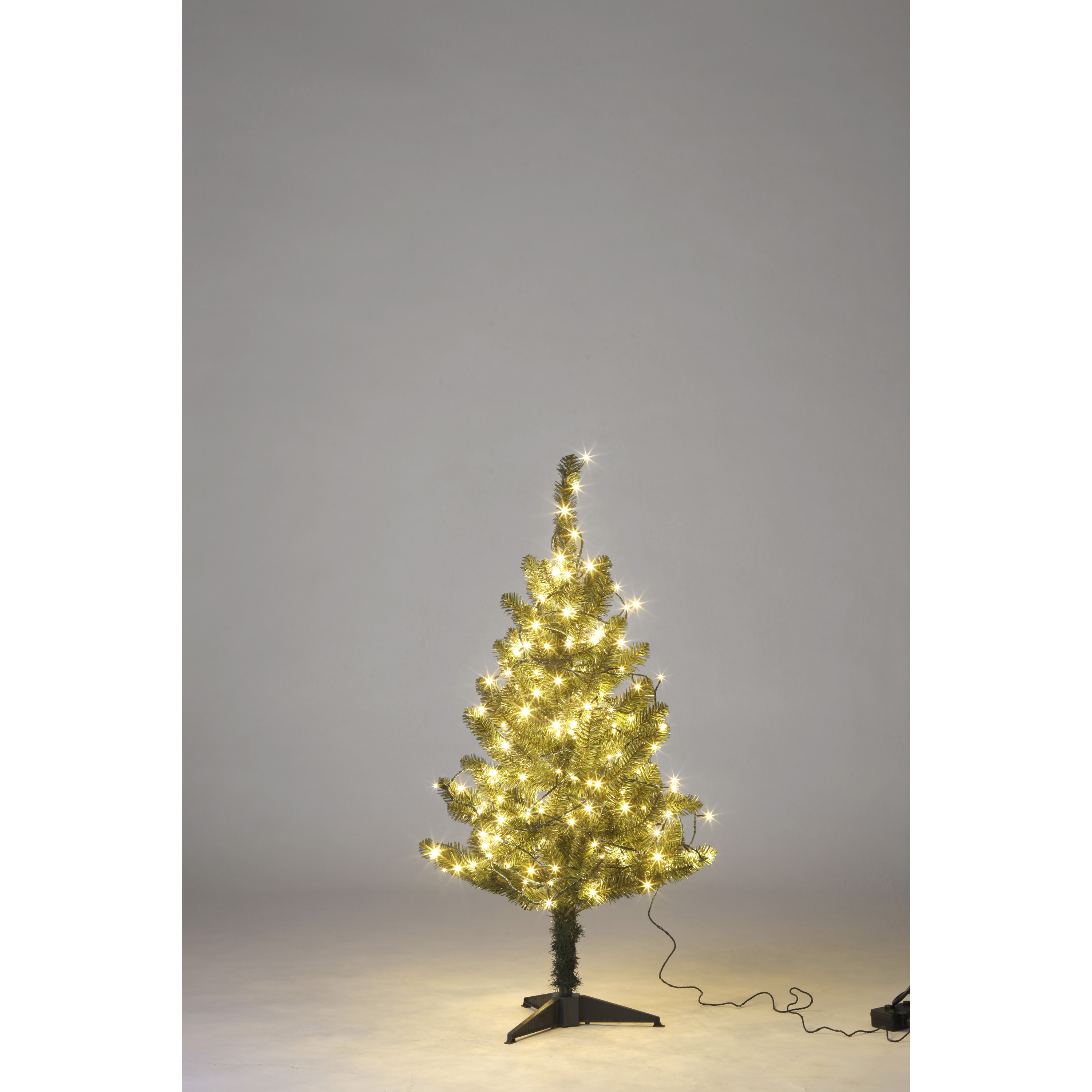 タカショー イルミネーション ストレート 100球 ホワイト/シャンパン