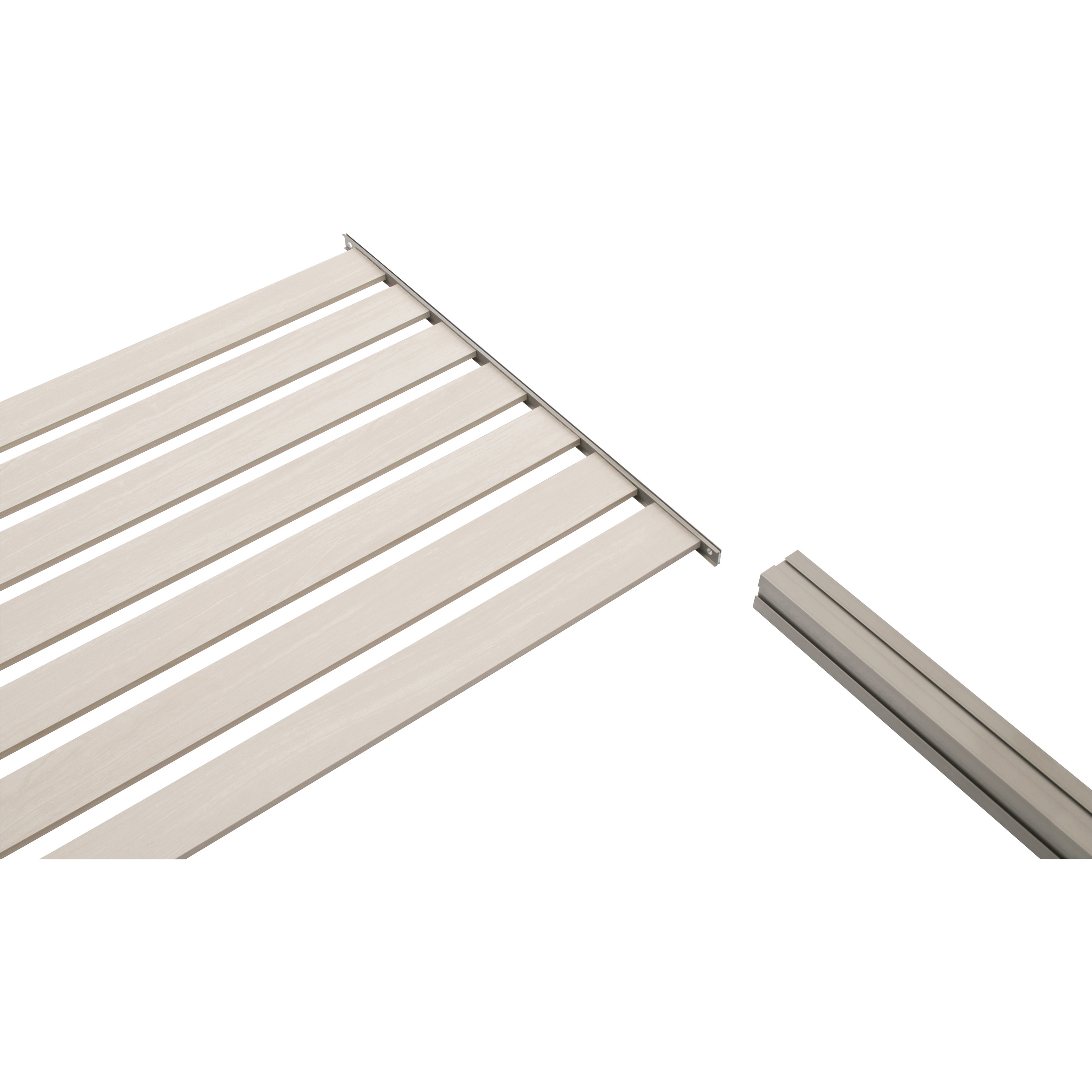 HEX-FE790WH ホームEX アルミボーダーフェンス タカショー 1セット(4枚