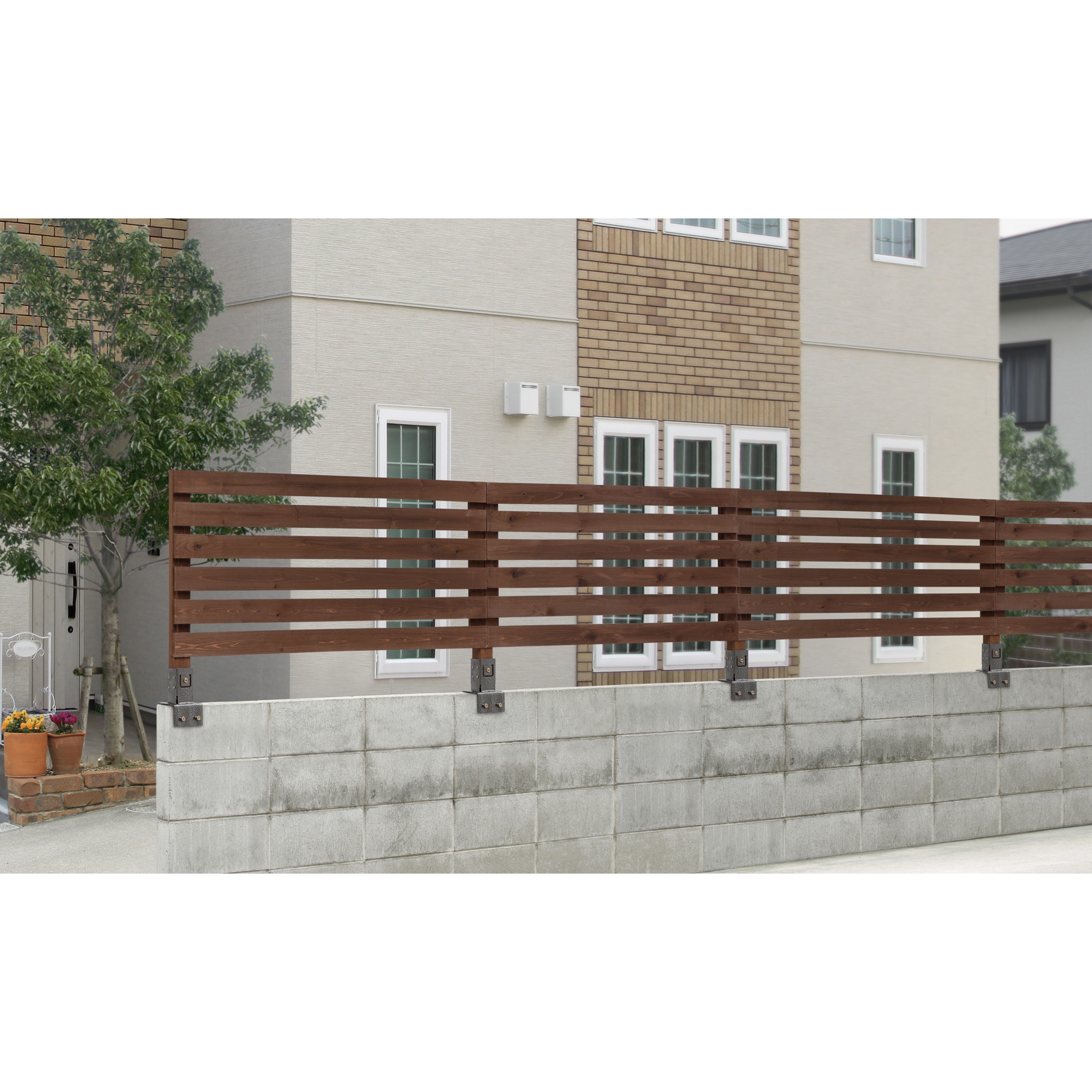 BD-01B ボーダーフェンス タカショー 幅1200mm 1セット(4枚) BD-01B