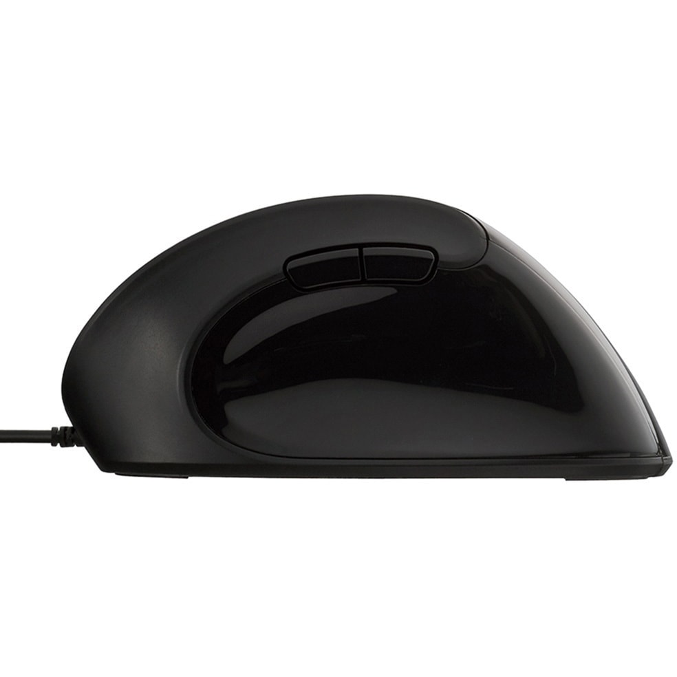 MUS-UKF171BK 有線静音5ボタンBlueLEDエルゴノミクスマウス ナカバヤシ