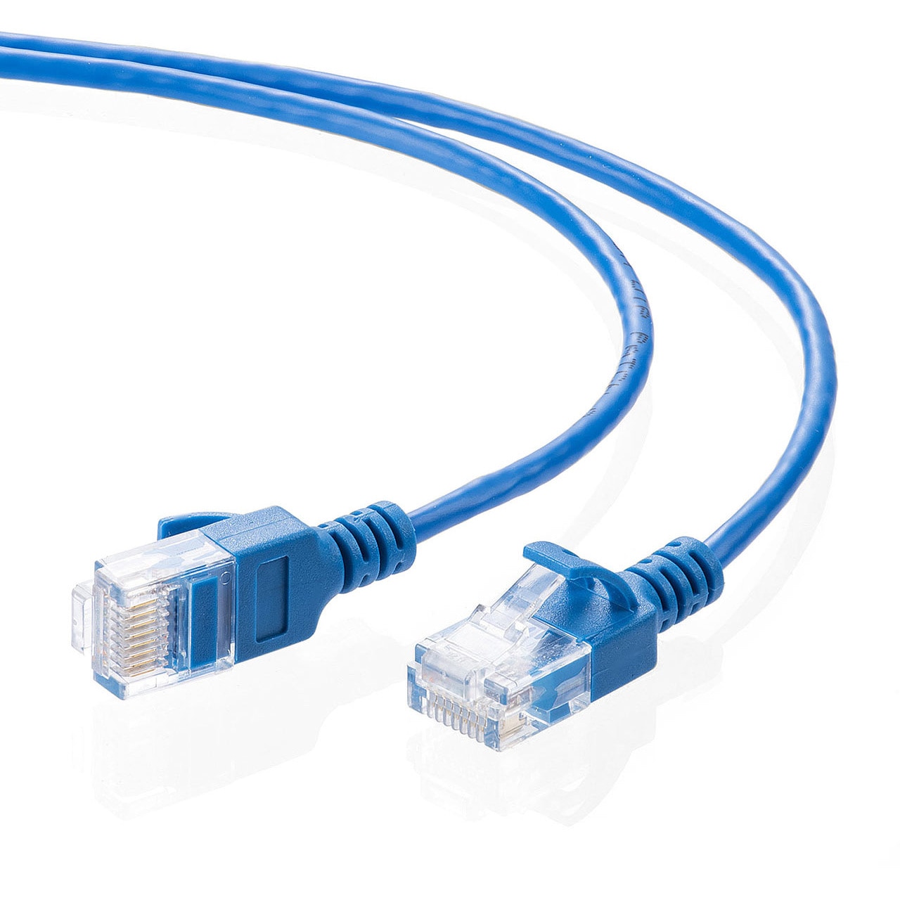 新品 LANケーブル cat6A青2ドラム KB-SL6AYS-03BL【カテゴリ6A LANケーブル（スリム、やわらか、ツメ折れ