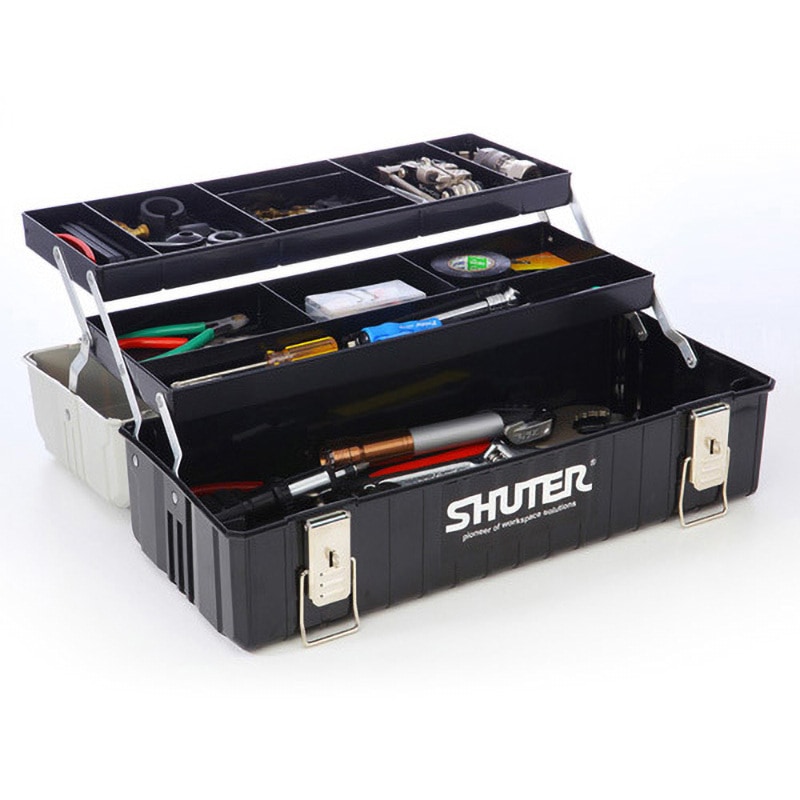 800-BYBOX2BK ツールボックス サンワダイレクト ABS樹脂 外寸(幅×奥行