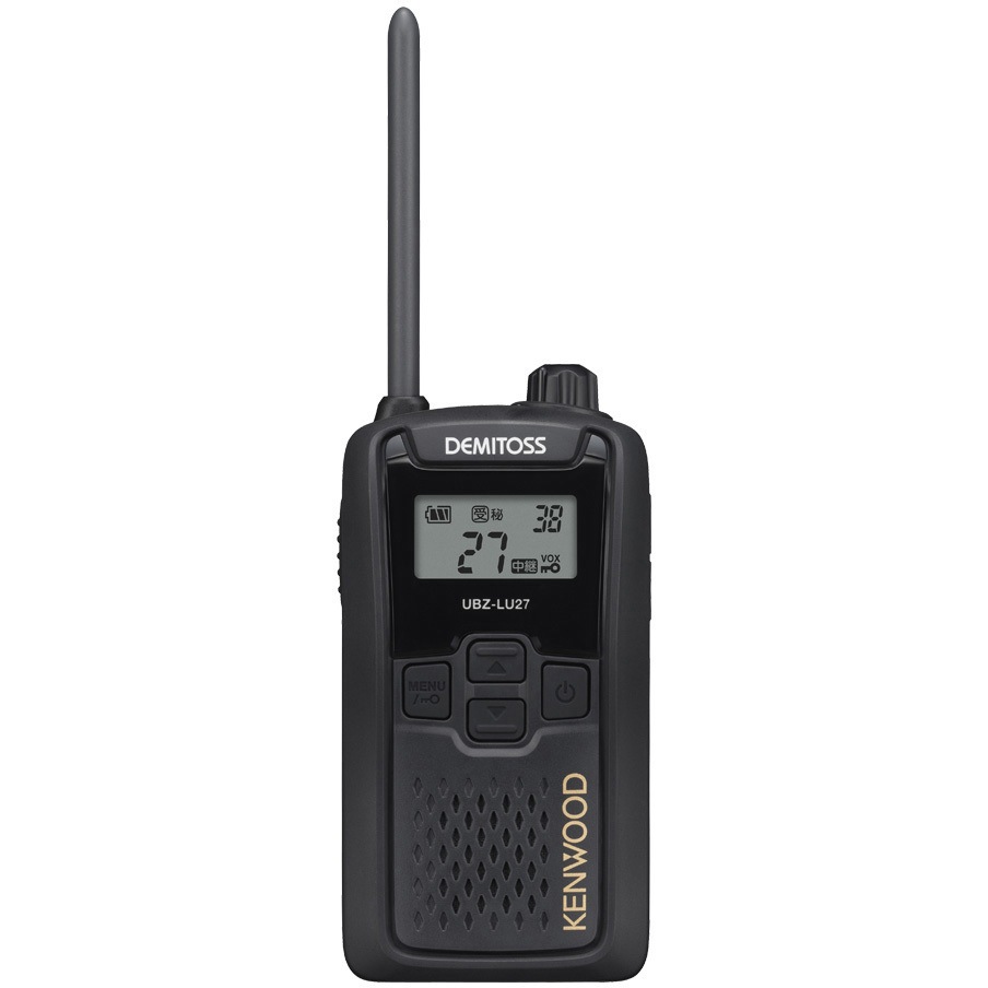 UBZ-LU27 特定小電力トランシーバー UBZ-LU27 中継器対応 ケンウッド(KENWOOD)トランシーバー 無線機 インカム 1個 KENWOOD 【通販モノタロウ】