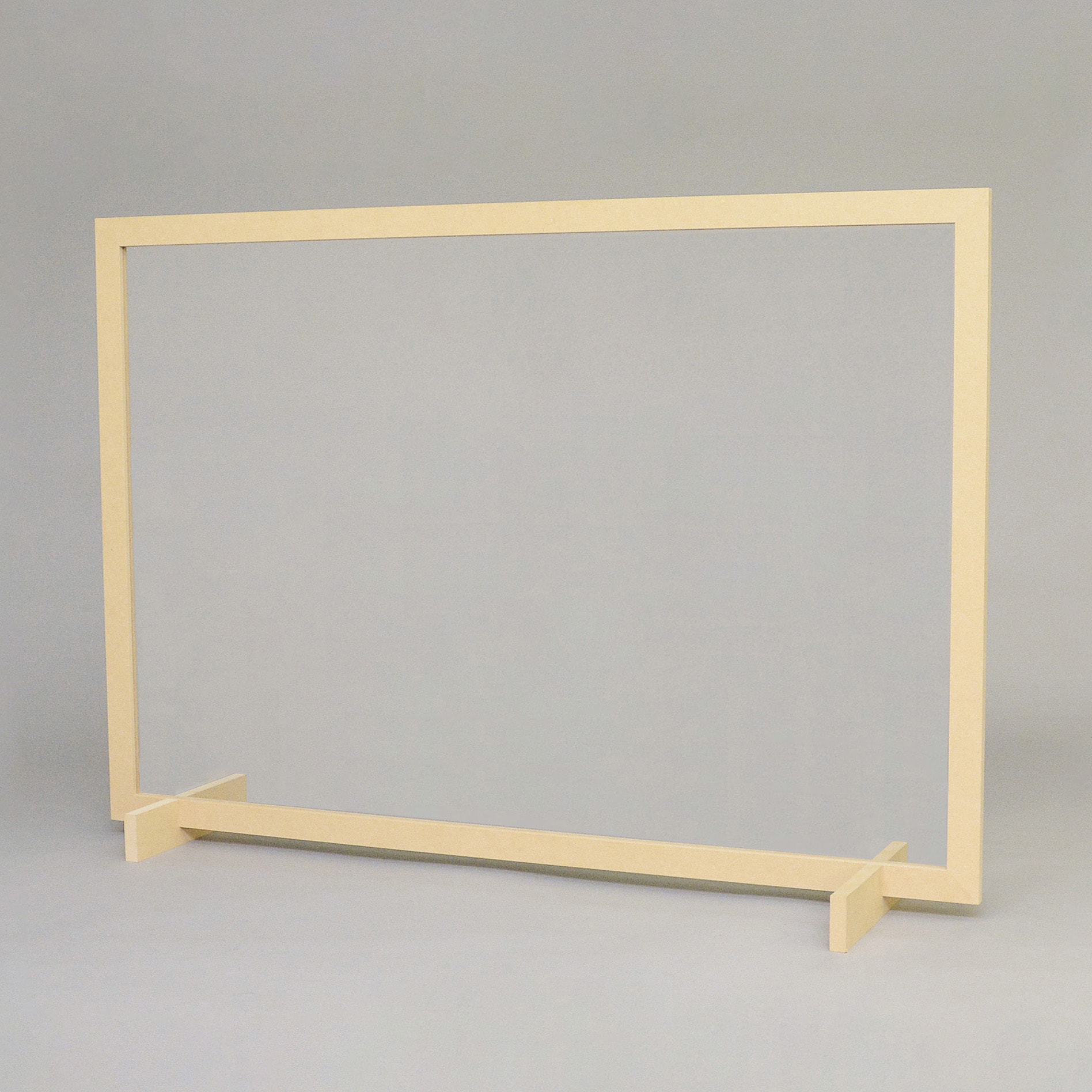 MHBP69 木製枠アクリル製飛沫感染飛散防止パネル 光 テーブル・カウンター用  1枚 MHBP69