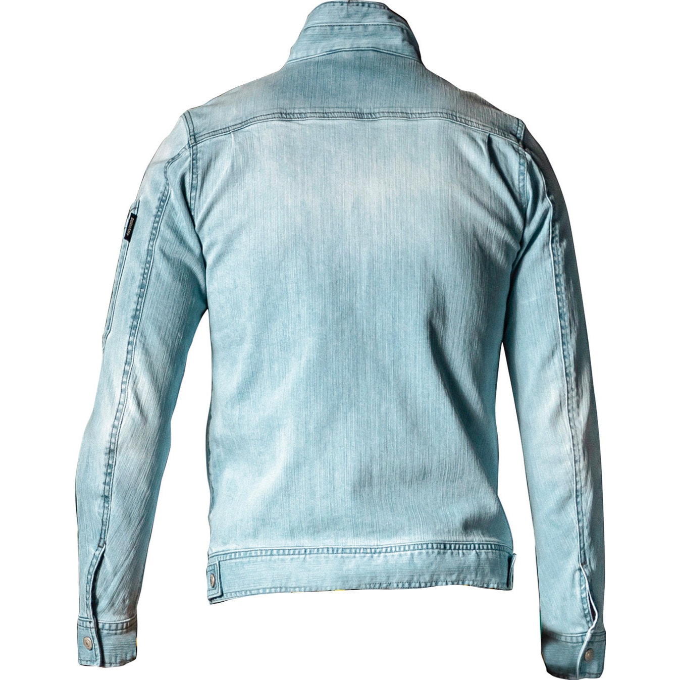 8027 DOGMAN スリムストレッチ・スラブジャケット 8027 CUC(中国産業) SLIM STRETCH SLAB SERIESシリーズ バイオブリーチブラスト色 4L着丈69cm 5,391円