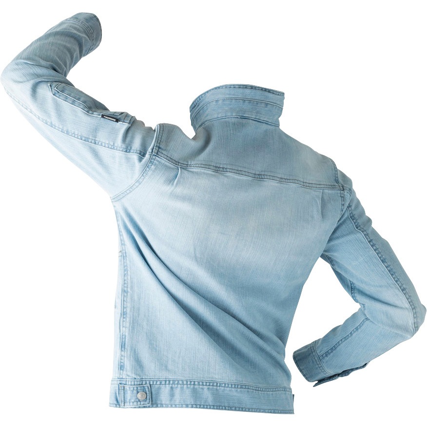 8027 DOGMAN スリムストレッチ・スラブジャケット 8027 CUC(中国産業) SLIM STRETCH SLAB SERIESシリーズ バイオブラスト色 LL着丈65cm