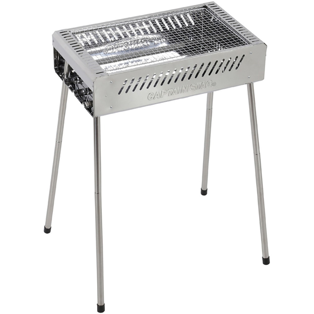 BBQ ステンレスグリル CAPTAIN STAG コンロ/グリル 【通販モノタロウ】