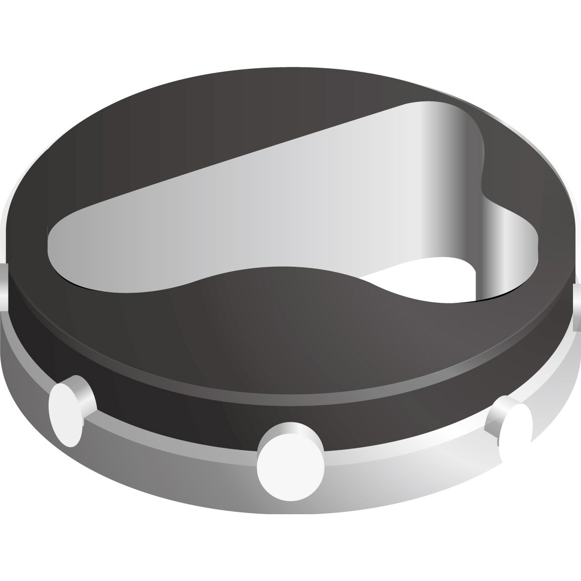 ポストフレックス用LED自発発光体 グリーンクロス 高さ15mm