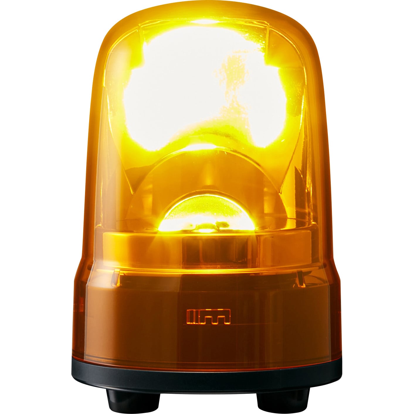 パトライト LED回転灯 SFシリーズ φ100mm AC100~240V 2点穴式取付 プッシュイン端子台 ブザー無 赤 SF10-M2KTN-R - 3