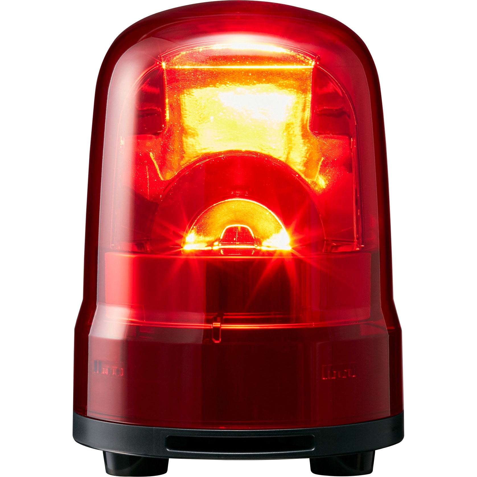 12V 55W パトライト 赤色 回転灯 単灯式 緊急車両 パトカー 昭和レトロ 