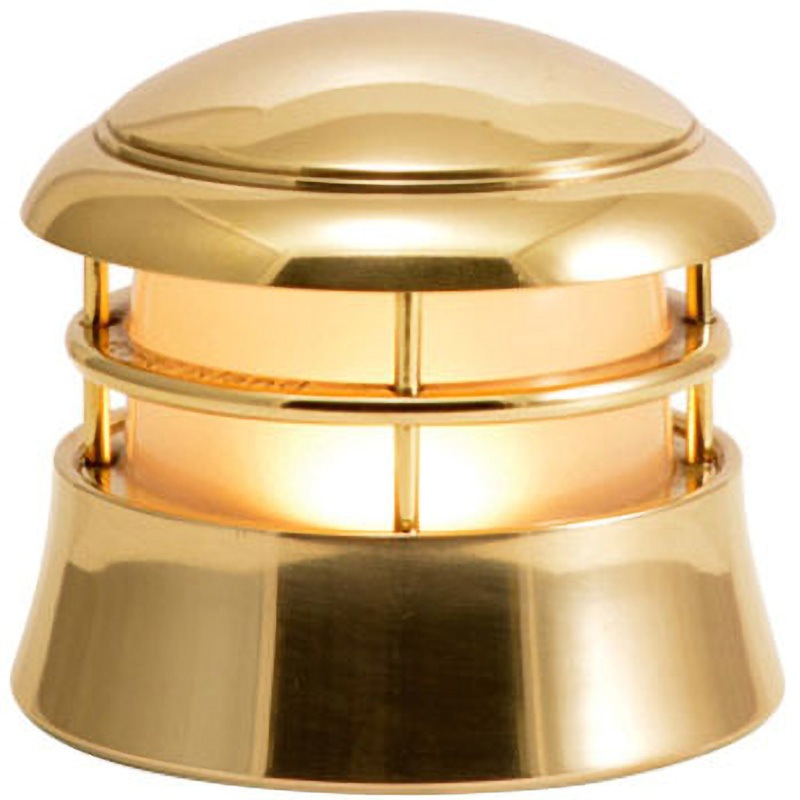 750122 真鍮マリンランプ(くもりガラス&LEDランプ)BH1010LOW FR LE 1台 GORIKI ISLAND(ゴーリキアイランド) 【通販モノタロウ】