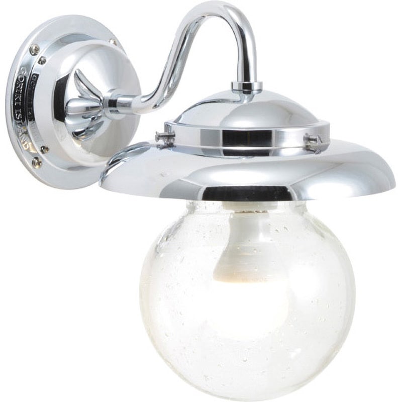 750264 真鍮ブラケットランプ(泡入りガラス&LEDランプ)BR1771 BU LE 軒下用 防滴 GORIKI ISLAND(ゴーリキアイランド) 消費電力4W 幅136mm