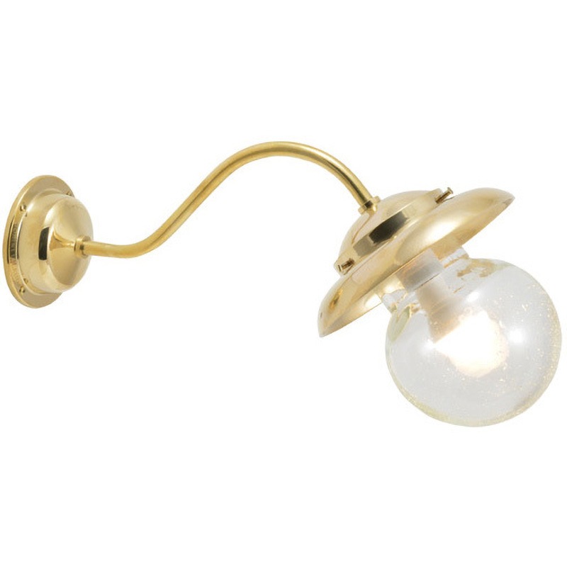 750321 真鍮ブラケットランプ(泡入りガラス&LEDランプ)BT1771 BU LE ティルトタイプ 軒下用 防滴 GORIKI ISLAND(ゴーリキアイランド) 消費電力4W 幅136mm