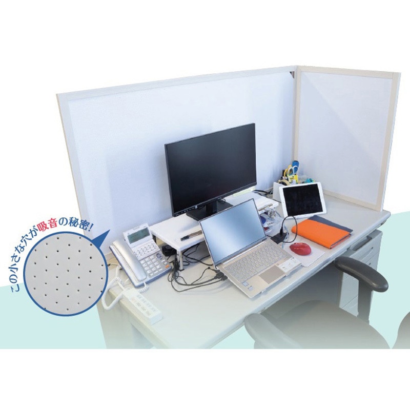 L型 W1200用 H500タイプ SAINTデスクトップパーテイション テクセル 