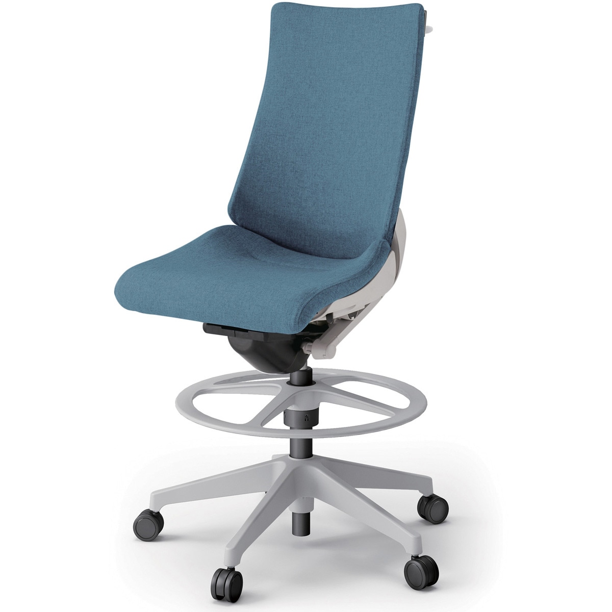 KG-410SAHP-GNB4 アクトチェア ハイポジション ＜配送時組立サービス付＞ イトーキ ハイバック 組立・設置・取付 ハンガーあり 高さ1175mm幅680mm奥行615mm  KG-410SAHP-GNB4