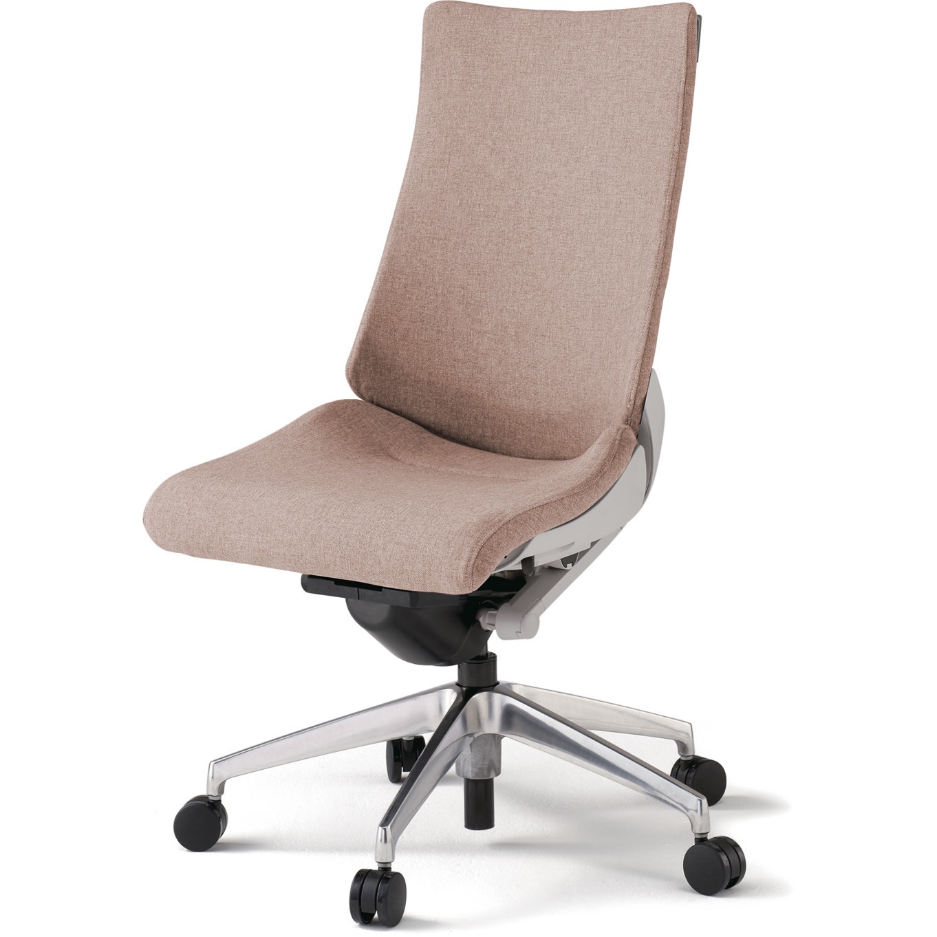 KG-410SA-ZNF6 アクトチェア テクスチャードクロスバック ハイバック ランバーサホート付 グレーフレーム アルミ脚 ＜配送時組立サービス付＞ 1台 イトーキ 【通販モノタロウ】