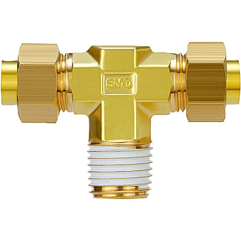 KFT06B-01S-X2 両口チーズユニオン KFT06 SMC ねじの種類R 適合チューブ外径6mm 1袋(10個) 5,262円