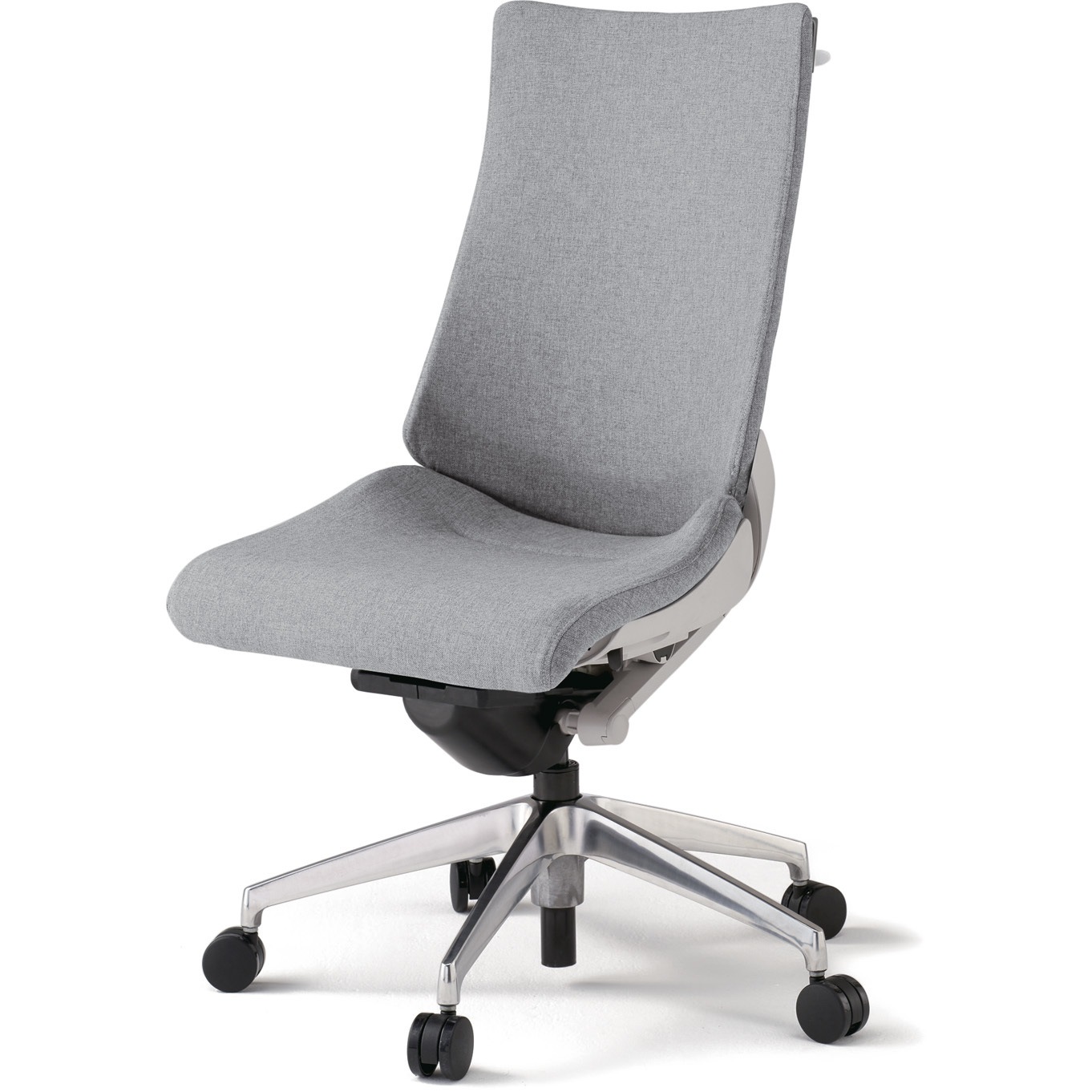 KG-430SAH-ZNT7 アクトチェア テクスチャードクロスバック ハイバック ハンガー付 グレーフレーム アルミ脚 ＜配送時組立サービス付＞ 1台 イトーキ 【通販モノタロウ】