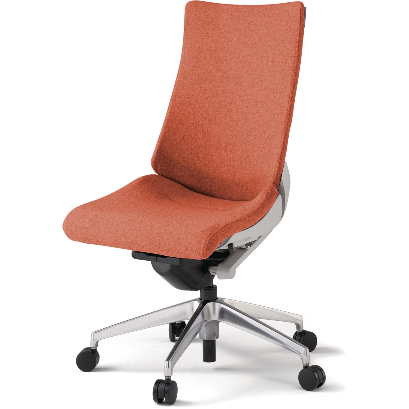 KG-430SAM-ZND4 アクトチェア テクスチャードクロスバック ハイバック グレーフレーム アルミ脚 ＜配送時組立サービス付＞ 1台 イトーキ 【通販モノタロウ】