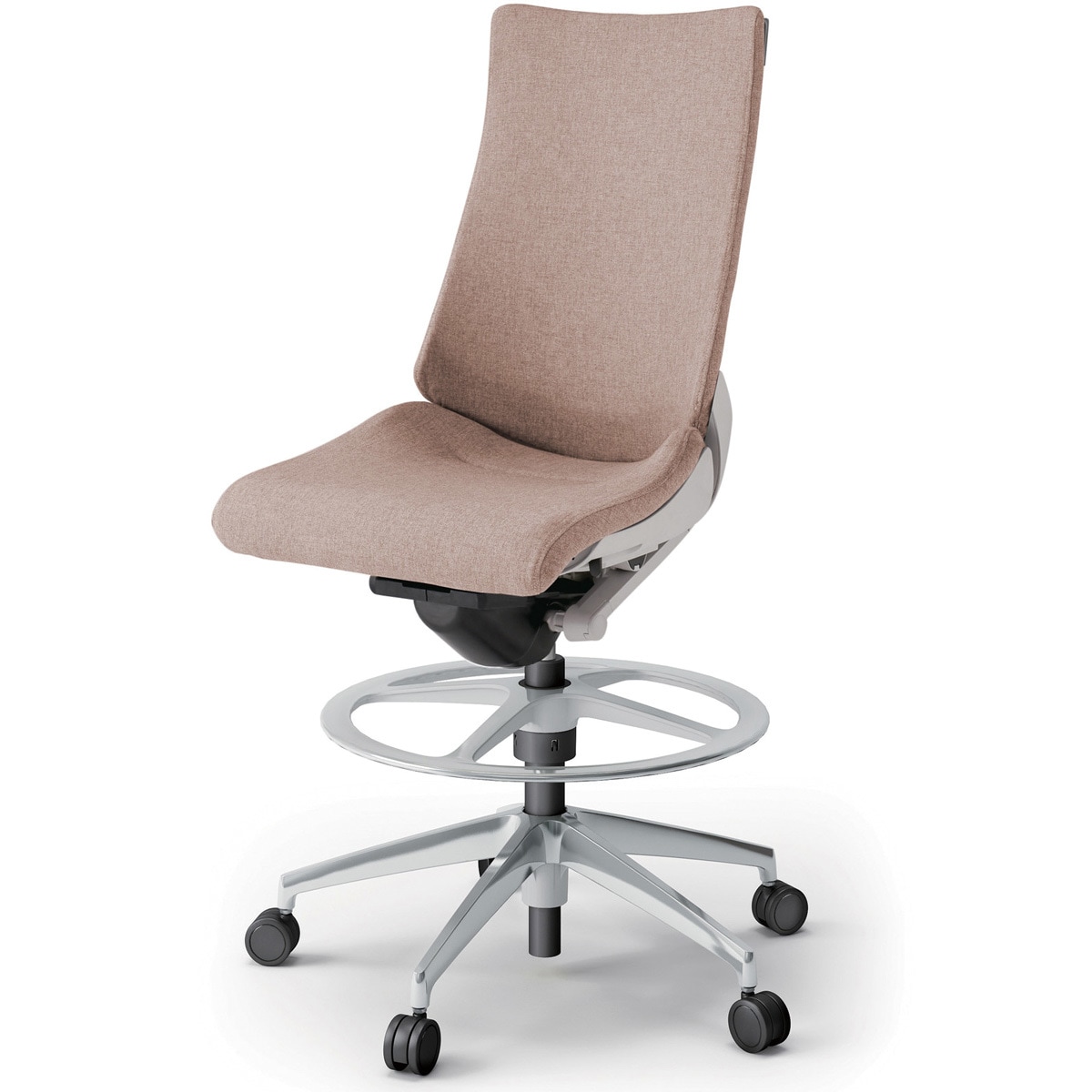 KG-430SAP-ZNF6 アクトチェア ハイポジション ＜配送時組立サービス付＞ イトーキ ハイバック 組立・設置・取付 ハンガーなし アルミミラー  KG-430SAP-ZNF6