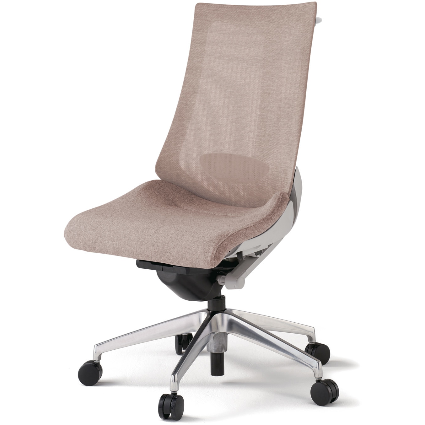 KG-450JEH-ZNF6 アクトチェア テクスチャードメッシュバック ハイバック ランバーサポート付 ハンガー付 グレーフレーム アルミ脚 ＜配送時組立サービス付＞ 1台 イトーキ 【通販モノタロウ】