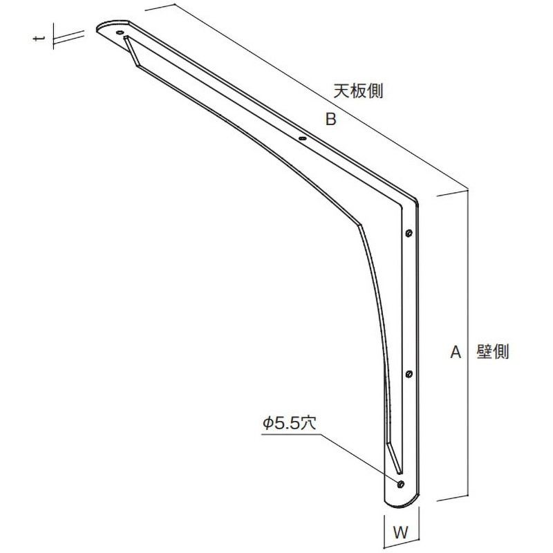 楽天市場】棚受け RE カウンター ブラケット 【耐荷重100kg】LY