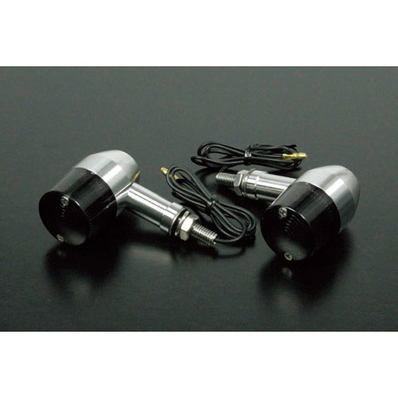 13-05-0018 アルミ削り出しウインカーセット(スモーク/M10オネジ) 1個 TAKEGAWA(武川) 【通販モノタロウ】