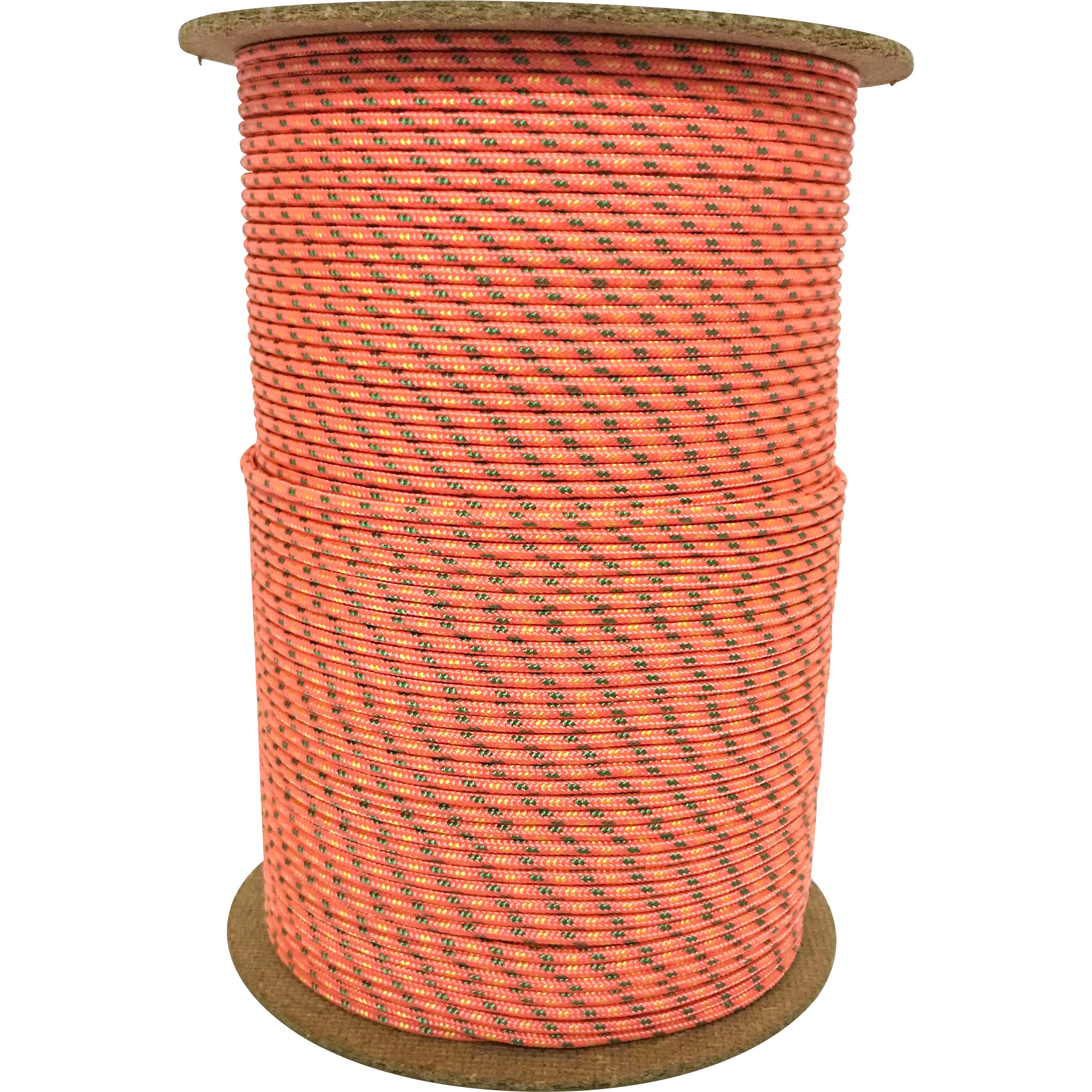 強力ナイロンロープ 組みひも 太さ 約3 Fmm Hr 3061 1巻 300m オレンジ 即日出荷