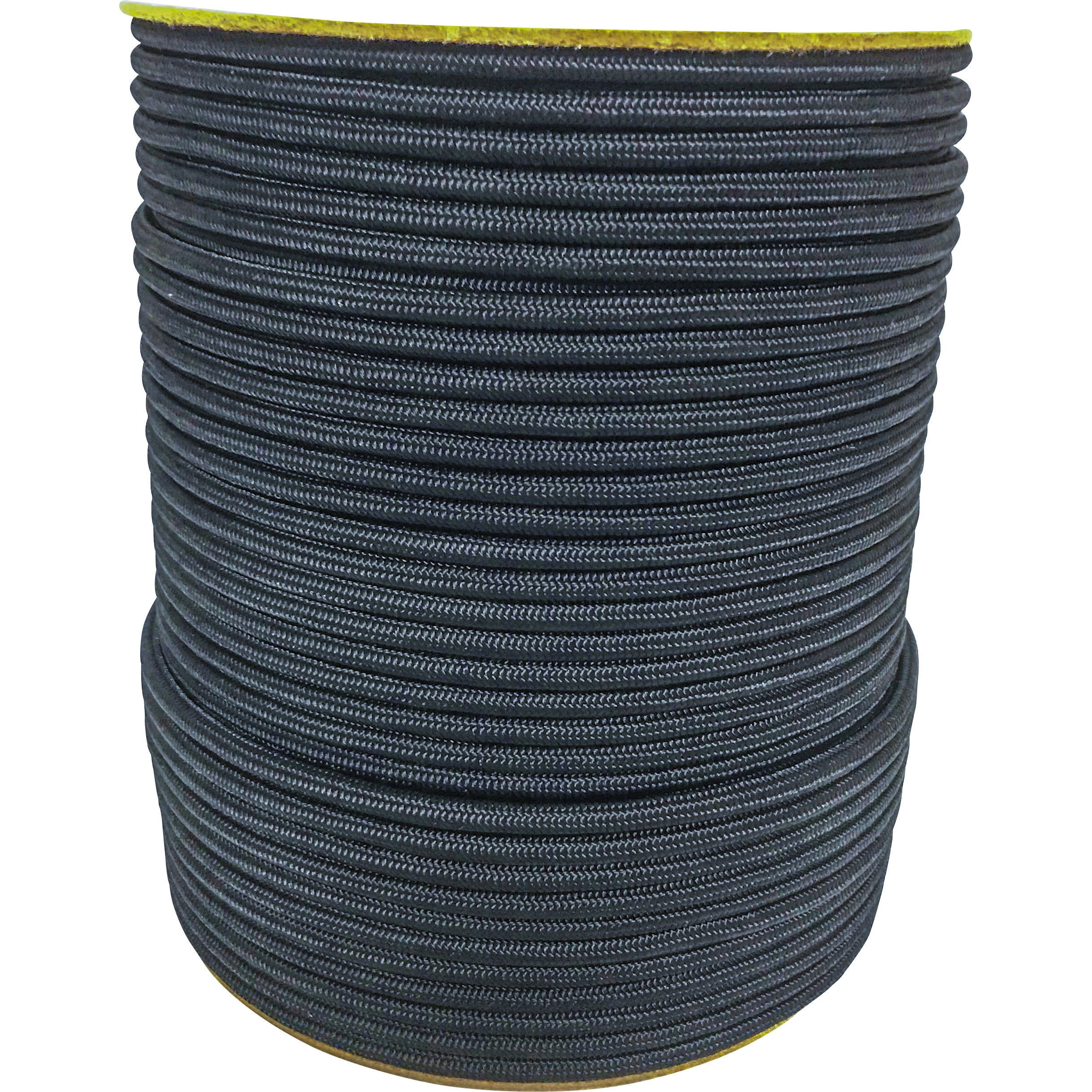 HR-3157 強力ナイロンロープ(組みひも) 三友 ボビン巻 ブラック色 太さ5mm 1巻(150m) HR-3157