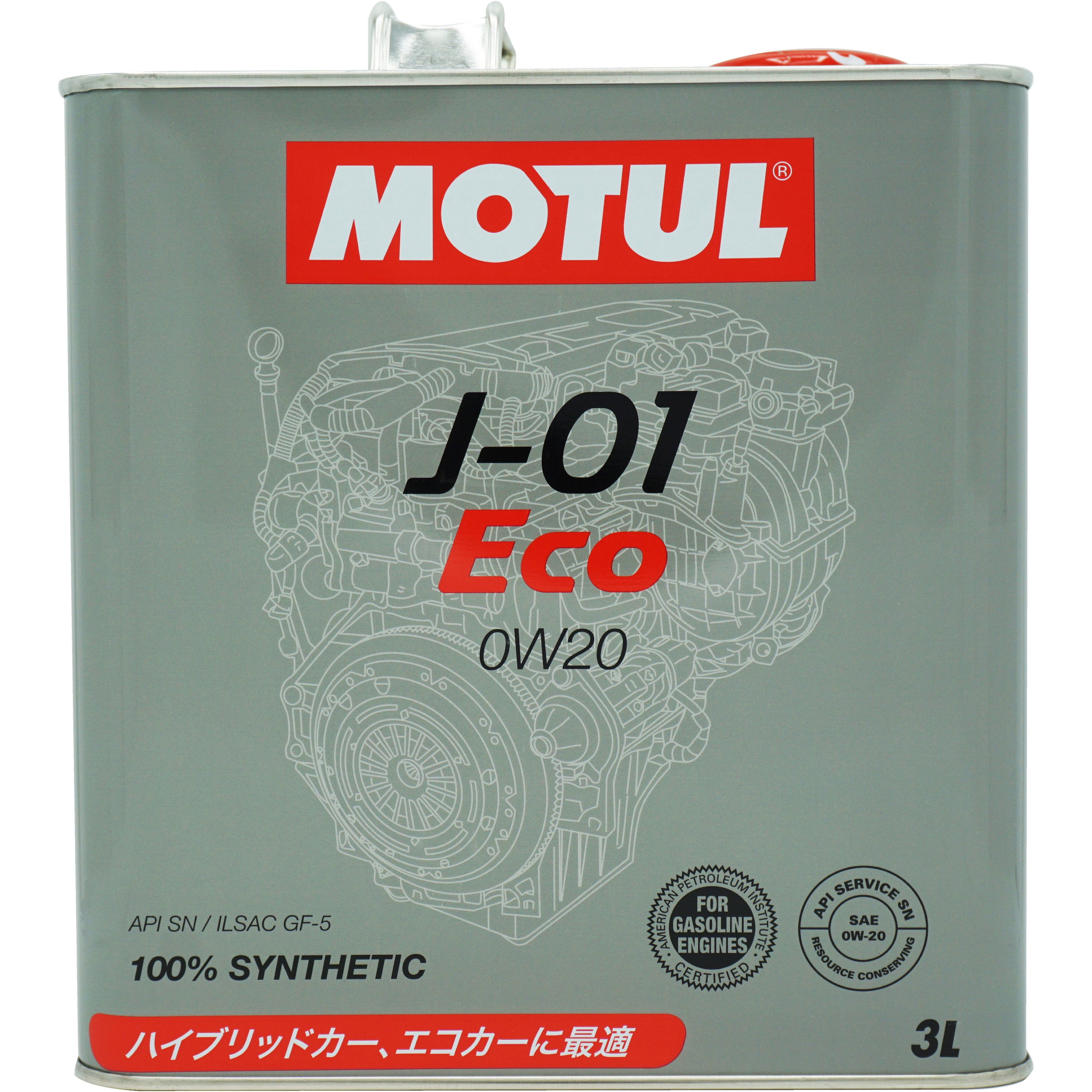 J-01 Eco 0W20 1本(3L) MOTUL 【通販サイトMonotaRO】