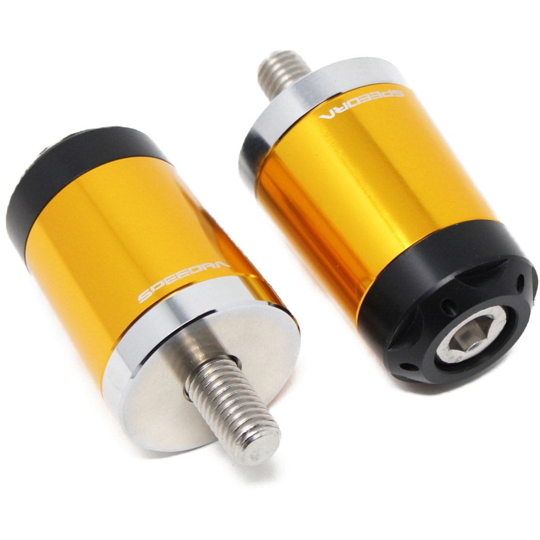 ABEBL03GD ヘビーウェイトハンドルバーエンド BMW M10 SPEEDRA(SSK) ゴールド色  1セット ABEBL03GD