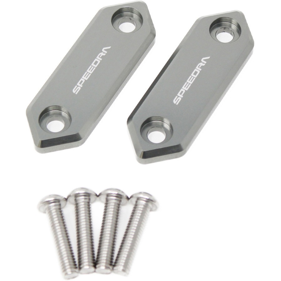 スピードラ SPEEDRA ミラーホールカバー カワサキ 赤 AMHKA01RD JP店