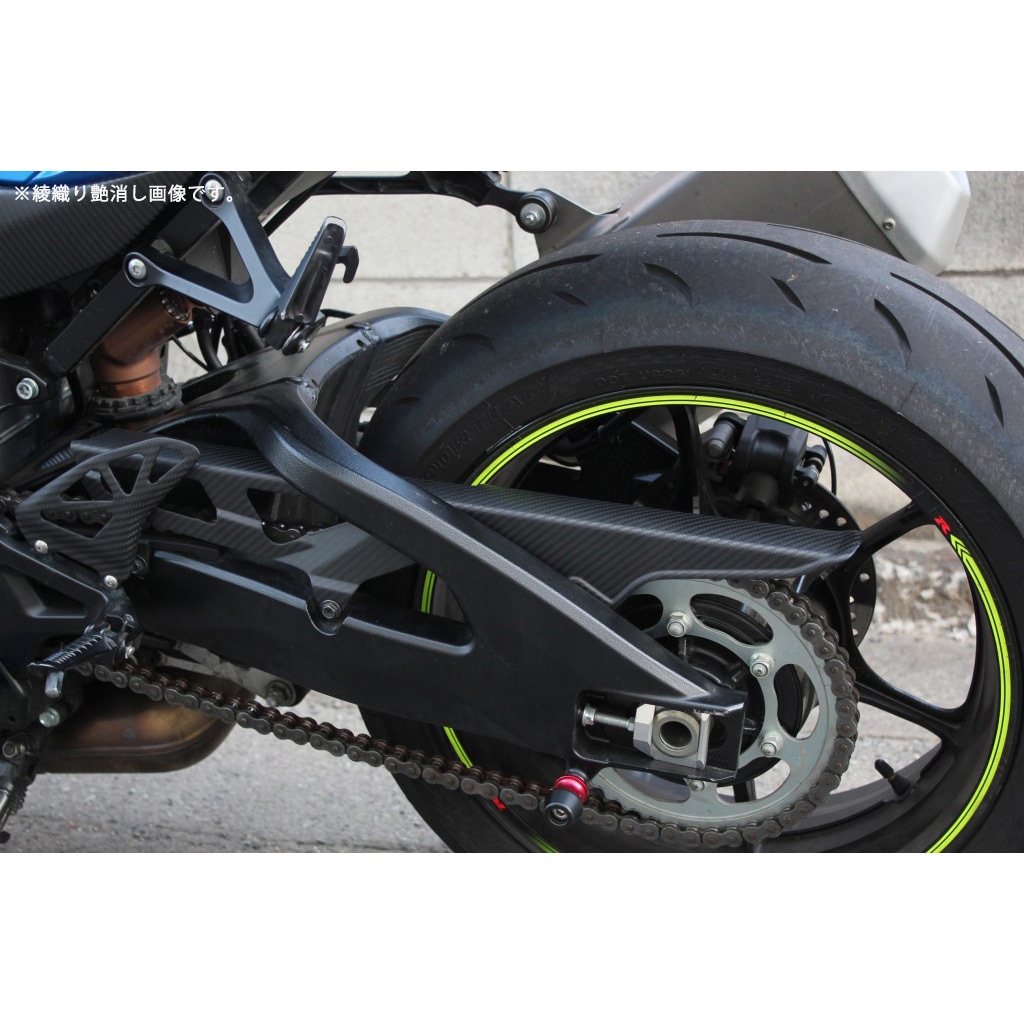 CSU0707TG チェーンガード ドライカーボン SPEEDRA(SSK) 適合車種SUZUKI GSX-R1000/R 2017- 綾織艶ありタイプ   CSU0707TG