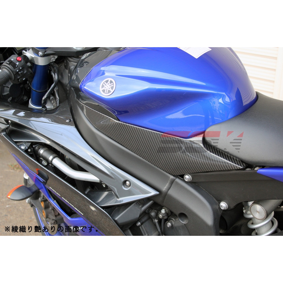 CYA0405PG タンクサイドカバー 左右セット SPEEDRA(SSK) 適合車種YAMAHA YZF-R6 2008-2016 平織艶ありタイプ   CYA0405PG