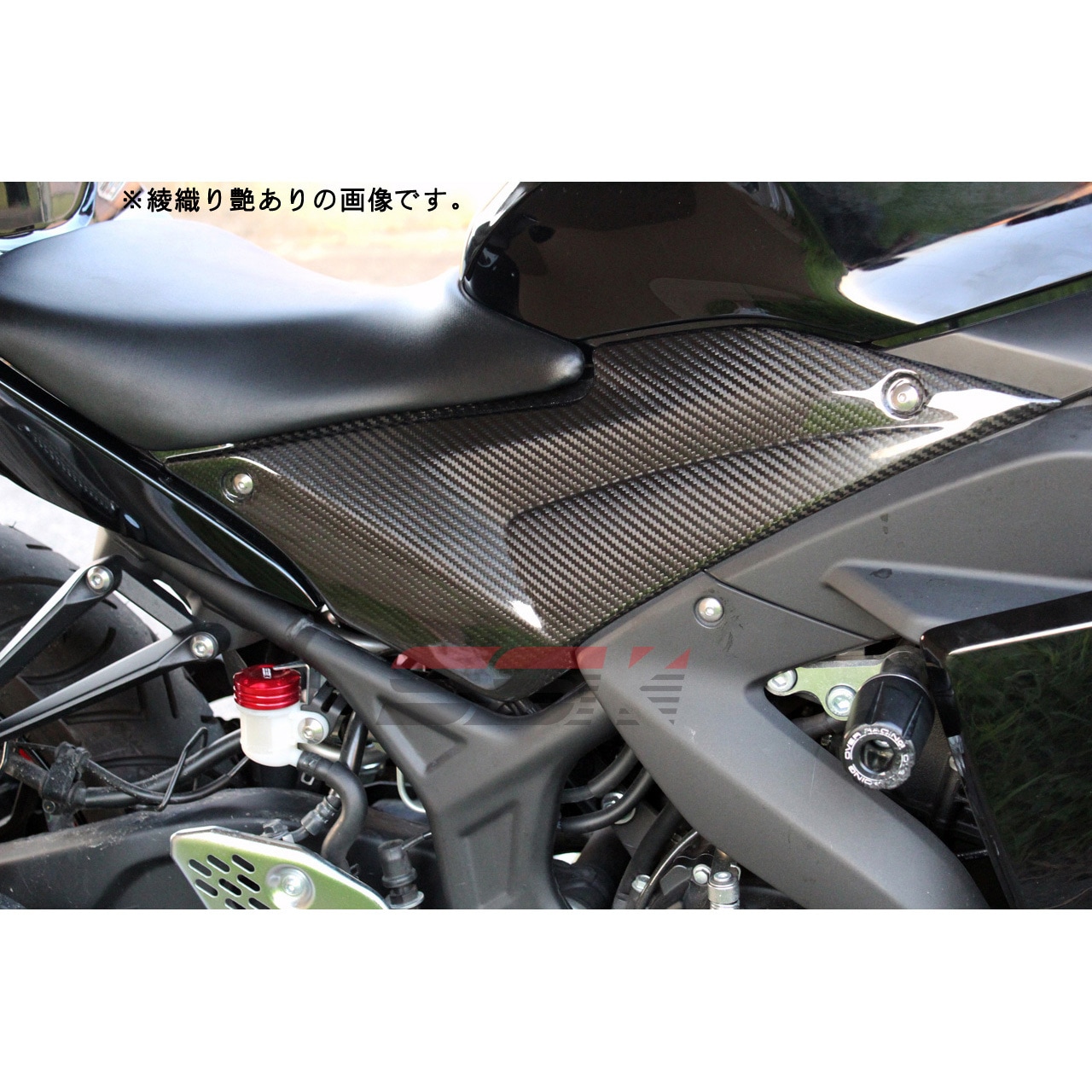 CYA0603PM タンクサイドカバー 左右セット SPEEDRA(SSK) 適合車種YAMAHA YZF-R25/R3 2015- 平織艶消しタイプ   CYA0603PM