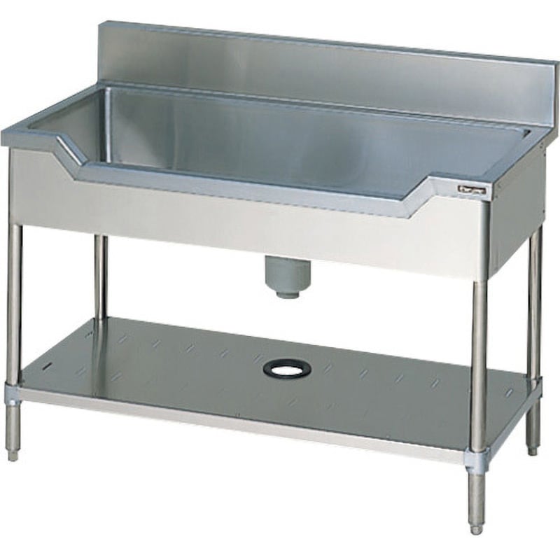 舟型シンク(ホース付) マルゼン 1槽シンク 【通販モノタロウ】