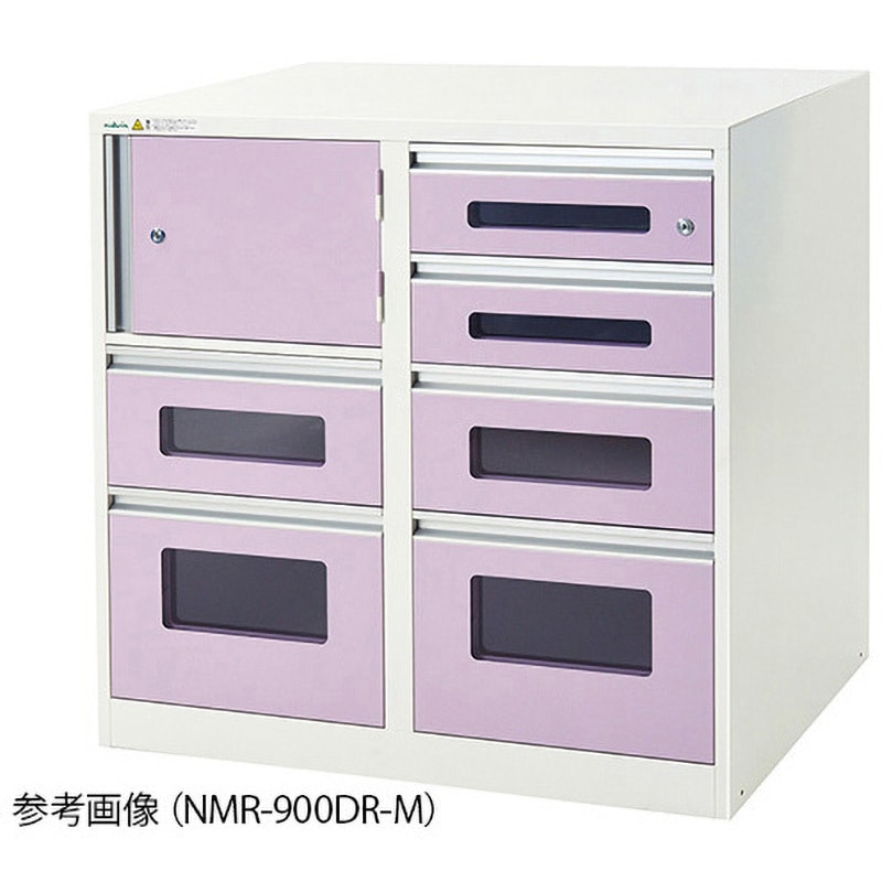 アルテイア物品収納キャビネット 本体・引出し無し シャッター アズワン TZ-ST (7-8398-04) アルテイア物品収納キャビネット（本体・引出し2段）　シャッター　TZ-ST-L2