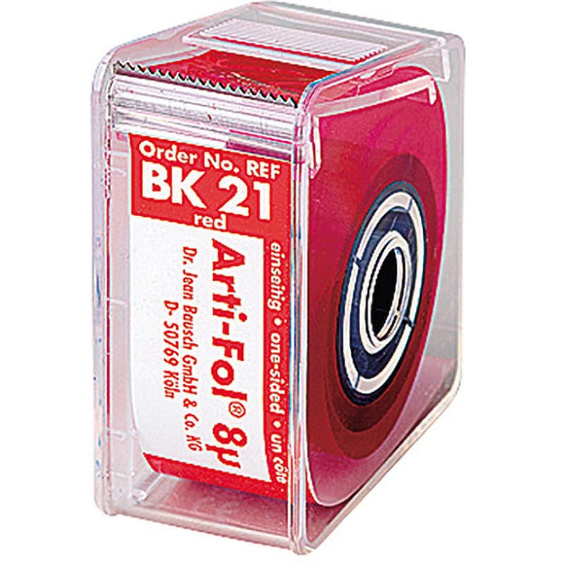 8μ咬合紙アルティ・フォル ロールケース・片面 BKシリーズ