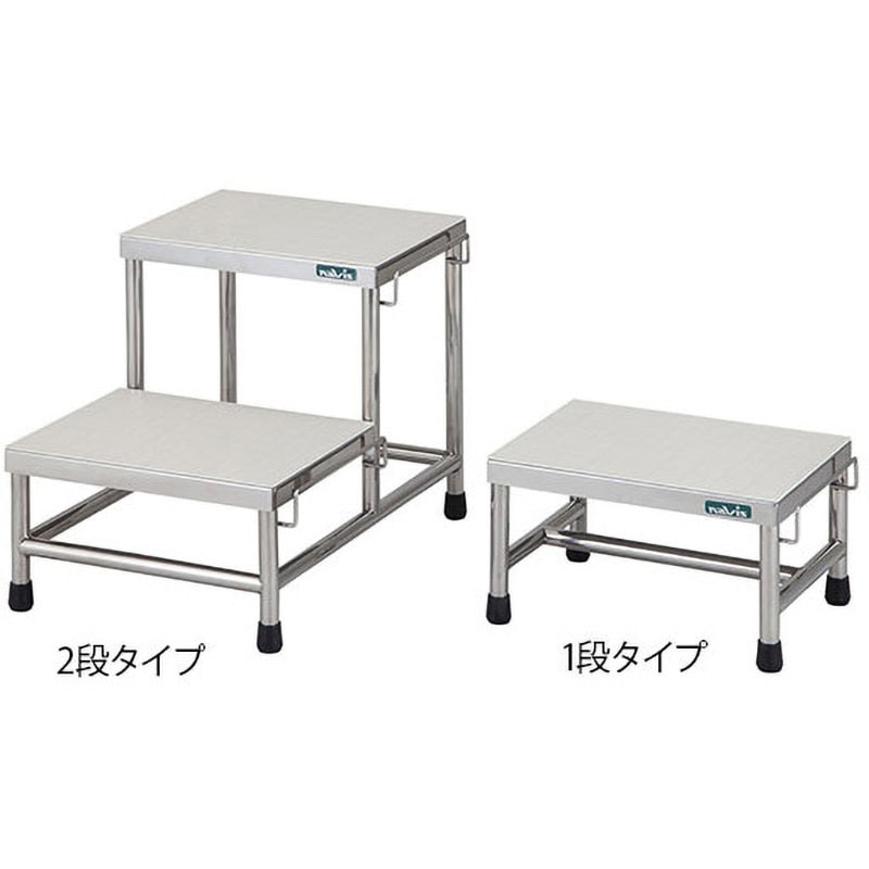 連結式オペ踏み台 ステンレス製 プロシェア(ナビス/アズワン) 幅441mm