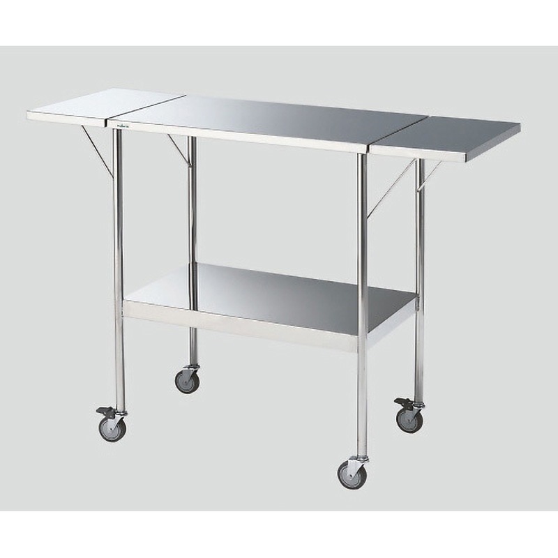 ステンレスワゴン (両天板付き) ナビス(アズワン) 施設用ワゴン 【通販