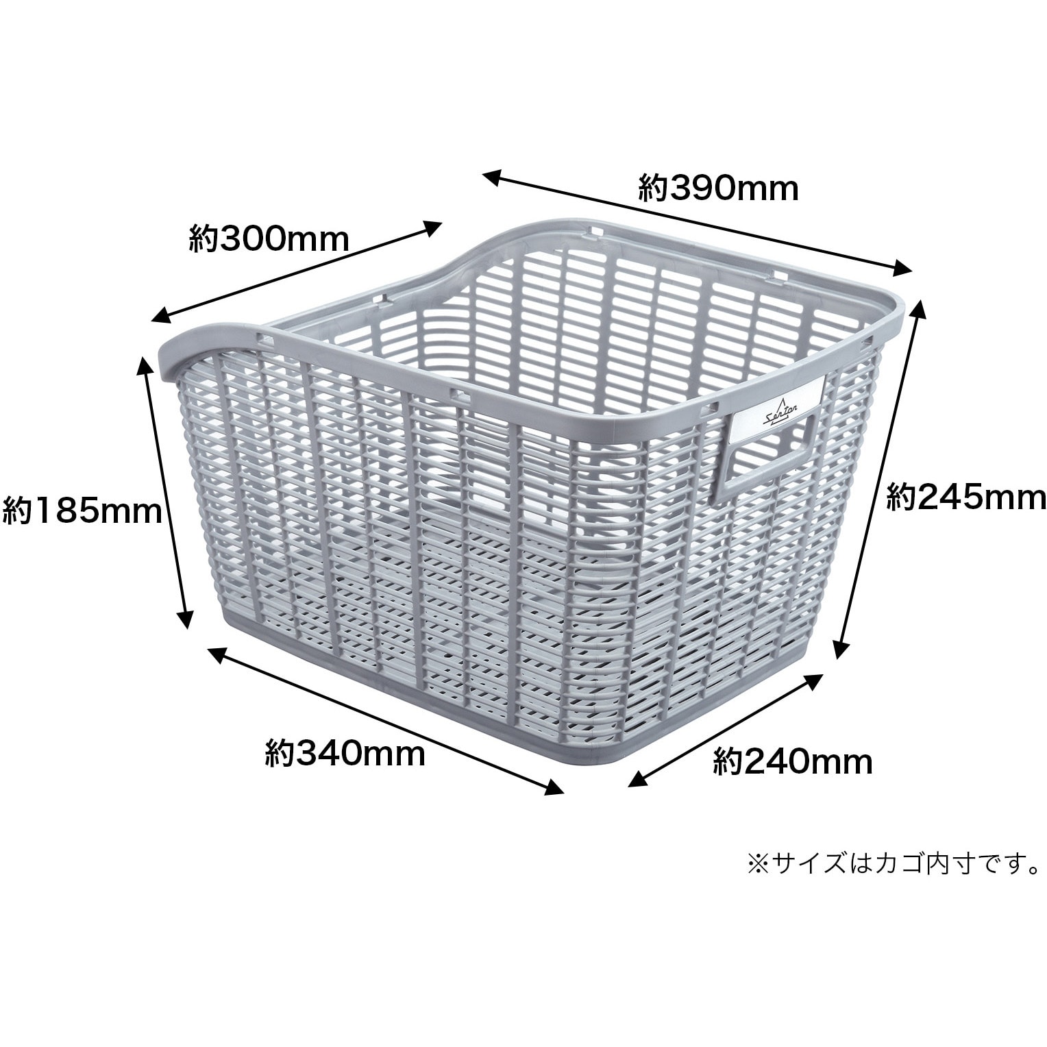 市場 自転車用後ろカゴ パイプ後ろカゴP360 取付金具付