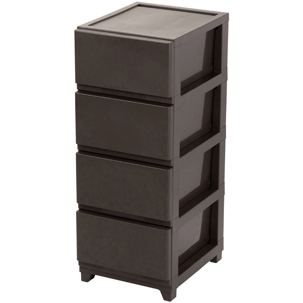 ダークブラウン デコニーシーヴォ4段 JEJアステージ ダークブラウン色