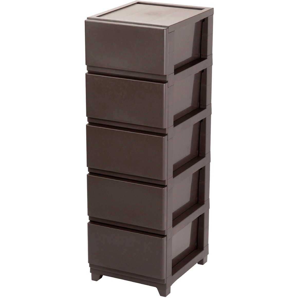 チェスト　5段 ダークブラウン ダークブラウン デコニーシーヴォ5段 JEJアステージ ダークブラウン色