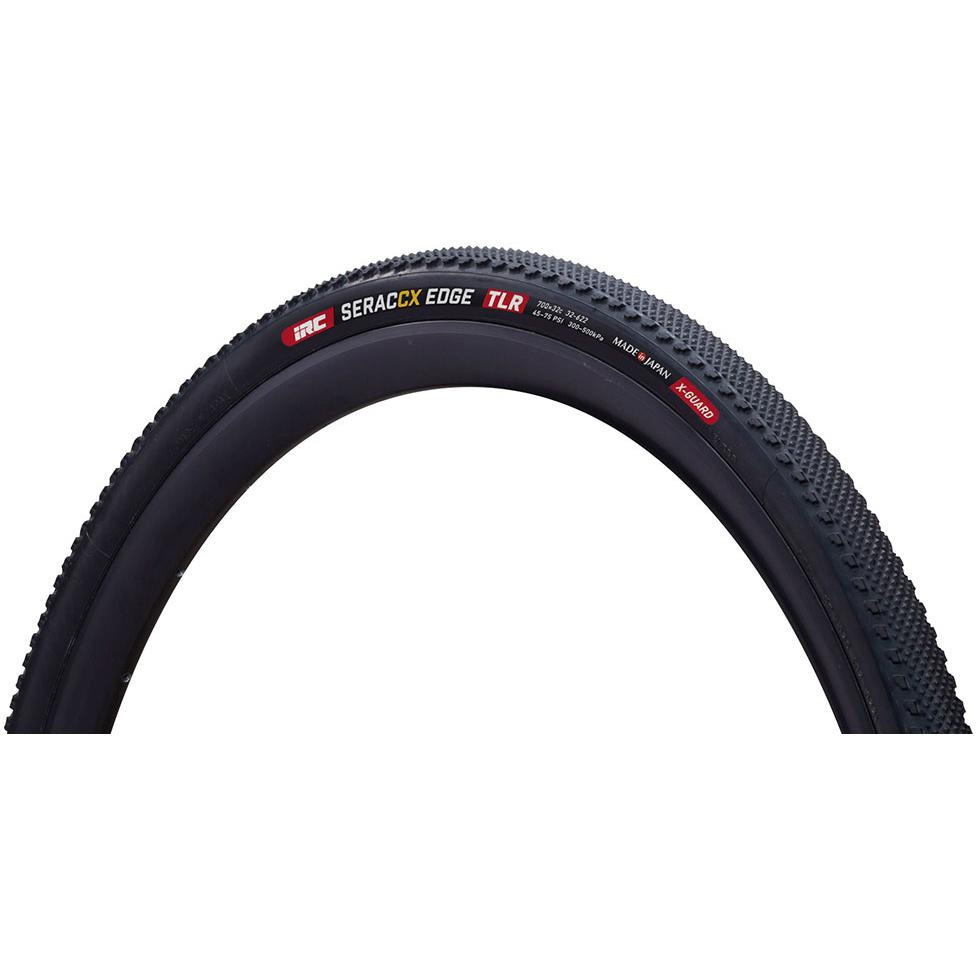 190659 SERAC CX EDGE TUBELESS READY (シラクCXエッジ チューブレスレディ) IRC フォールディング セット内容タイヤ(1本バラ) 700×32Cサイズ