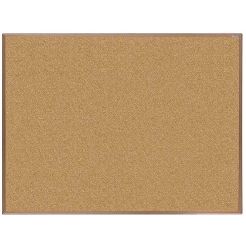 KBMC34CN コルク柄2ウェイ掲示板 壁掛 (カラーアルミ枠) 1台 馬印 【通販モノタロウ】