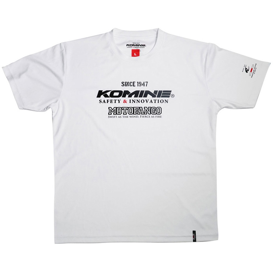 07-400/WH KOMINE/L JK-400 KOMINE T SHIRTS コミネ サイズL 【通販 